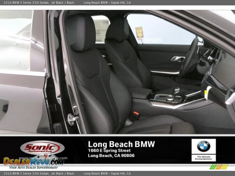 2019 BMW 3 Series 330i Sedan Jet Black / Black Photo #7