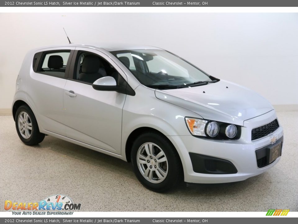 2012 Chevrolet Sonic LS Hatch Silver Ice Metallic / Jet Black/Dark Titanium Photo #1