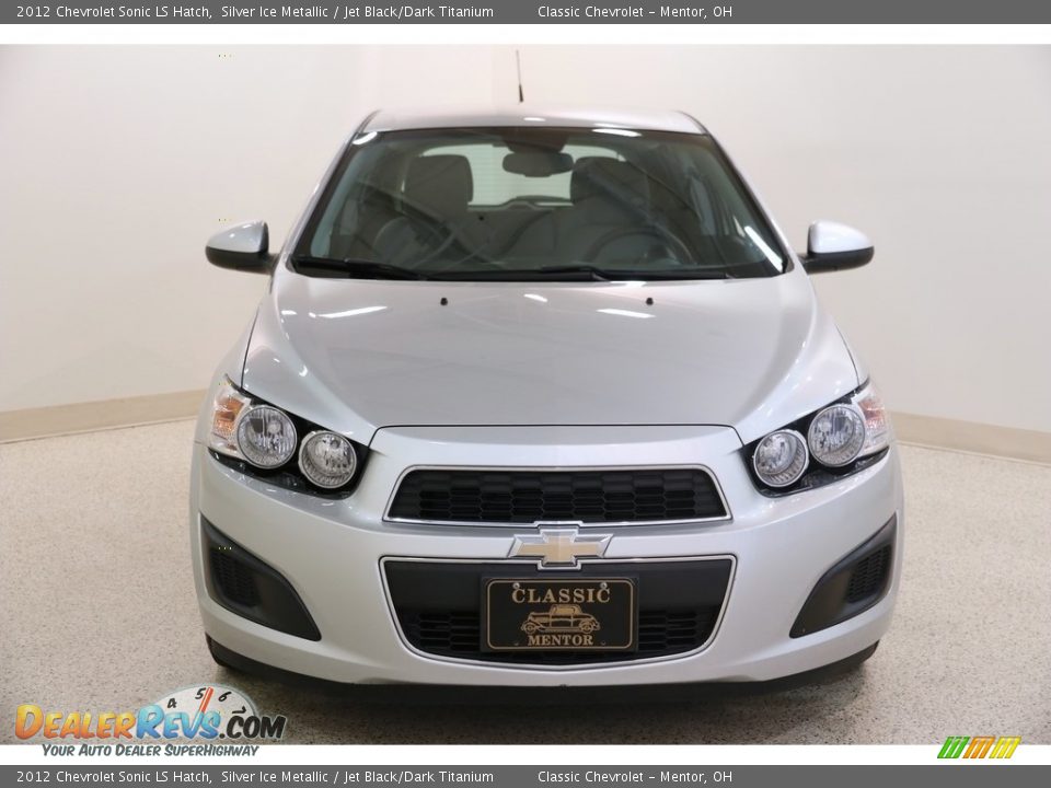 2012 Chevrolet Sonic LS Hatch Silver Ice Metallic / Jet Black/Dark Titanium Photo #2