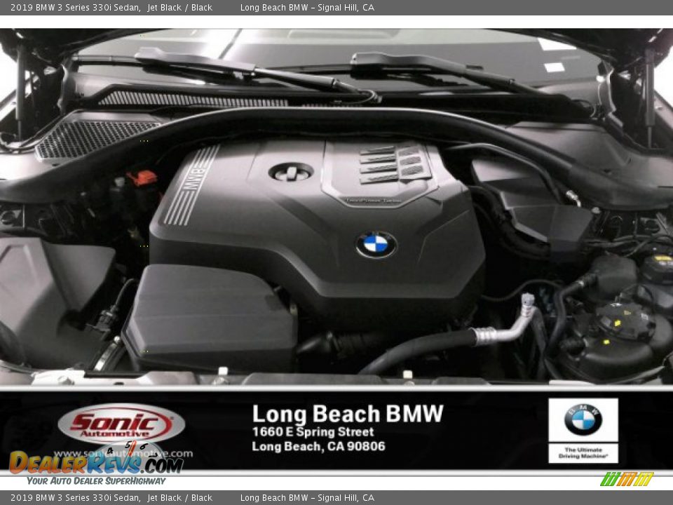 2019 BMW 3 Series 330i Sedan Jet Black / Black Photo #8
