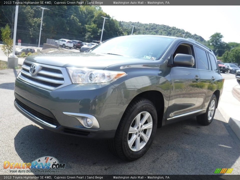 2013 Toyota Highlander SE 4WD Cypress Green Pearl / Sand Beige Photo #5