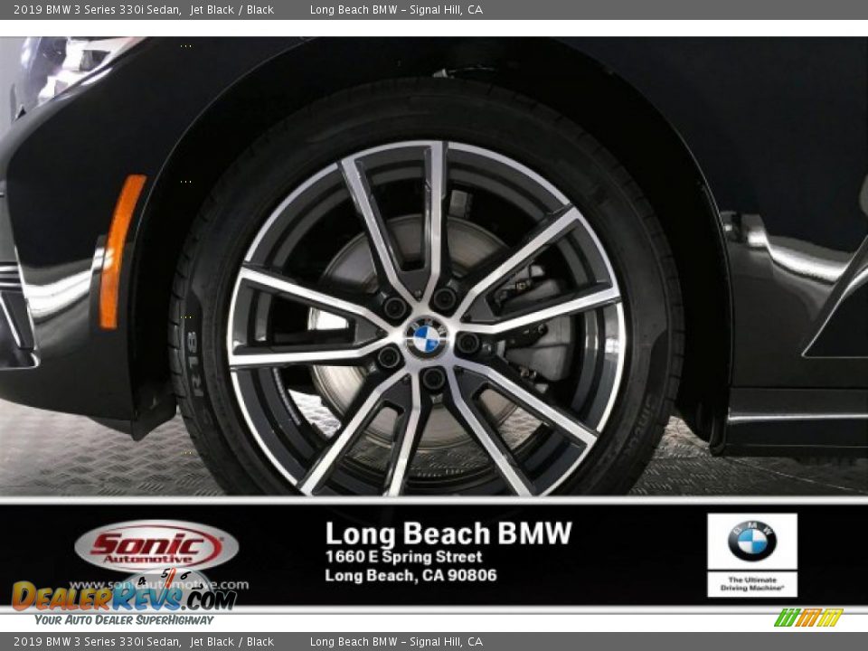 2019 BMW 3 Series 330i Sedan Jet Black / Black Photo #9
