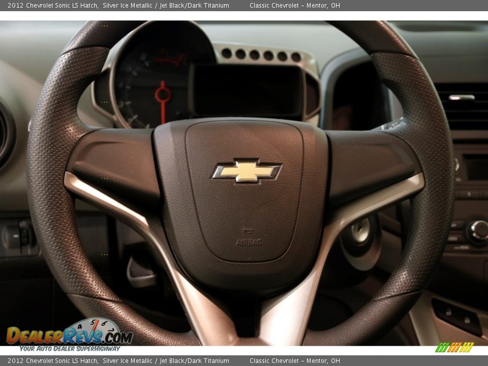 2012 Chevrolet Sonic LS Hatch Silver Ice Metallic / Jet Black/Dark Titanium Photo #7