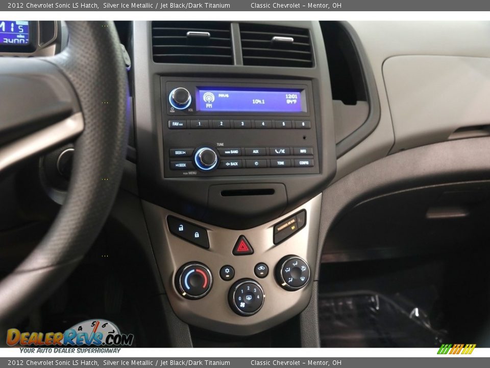 2012 Chevrolet Sonic LS Hatch Silver Ice Metallic / Jet Black/Dark Titanium Photo #9