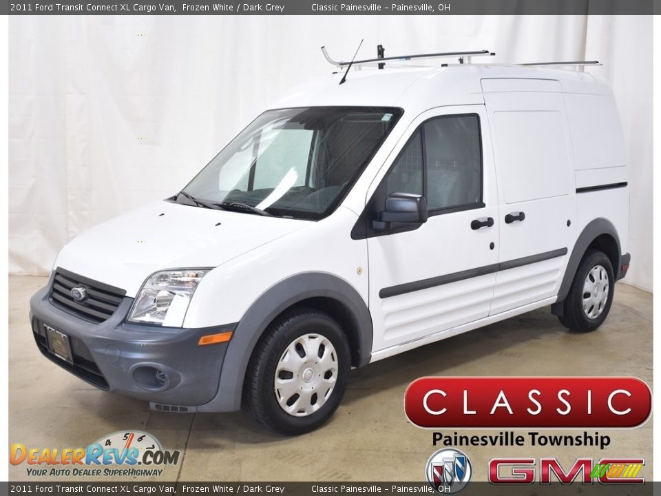 2011 Ford Transit Connect XL Cargo Van Frozen White / Dark Grey Photo #1