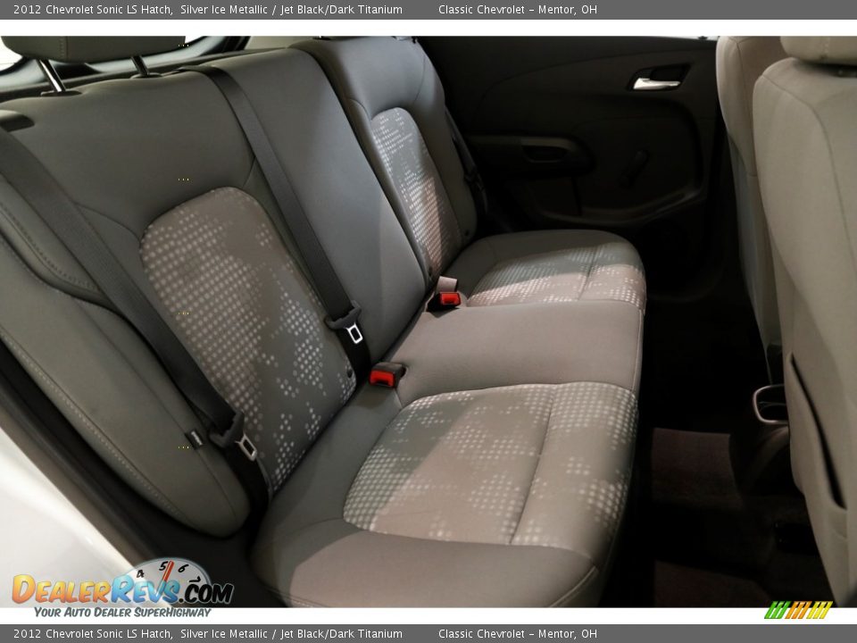 2012 Chevrolet Sonic LS Hatch Silver Ice Metallic / Jet Black/Dark Titanium Photo #12