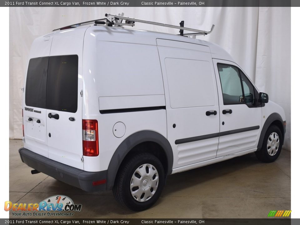 2011 Ford Transit Connect XL Cargo Van Frozen White / Dark Grey Photo #2