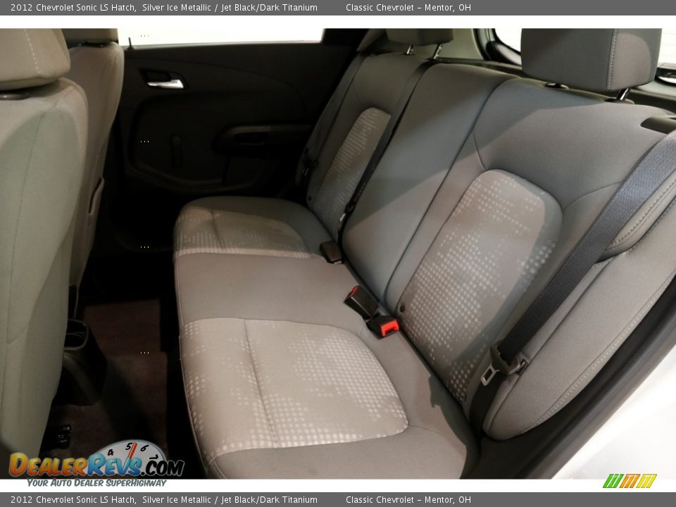 2012 Chevrolet Sonic LS Hatch Silver Ice Metallic / Jet Black/Dark Titanium Photo #13