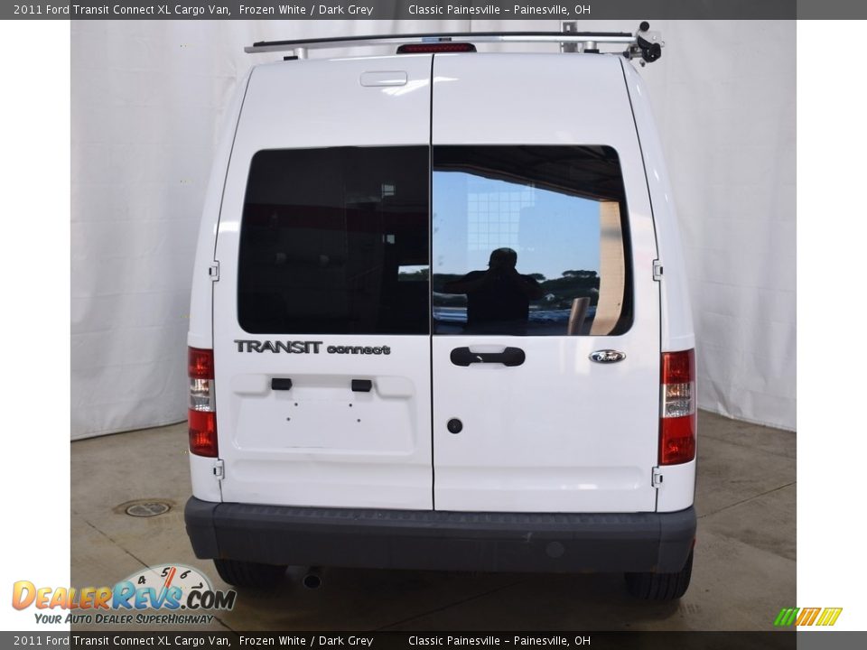 2011 Ford Transit Connect XL Cargo Van Frozen White / Dark Grey Photo #3
