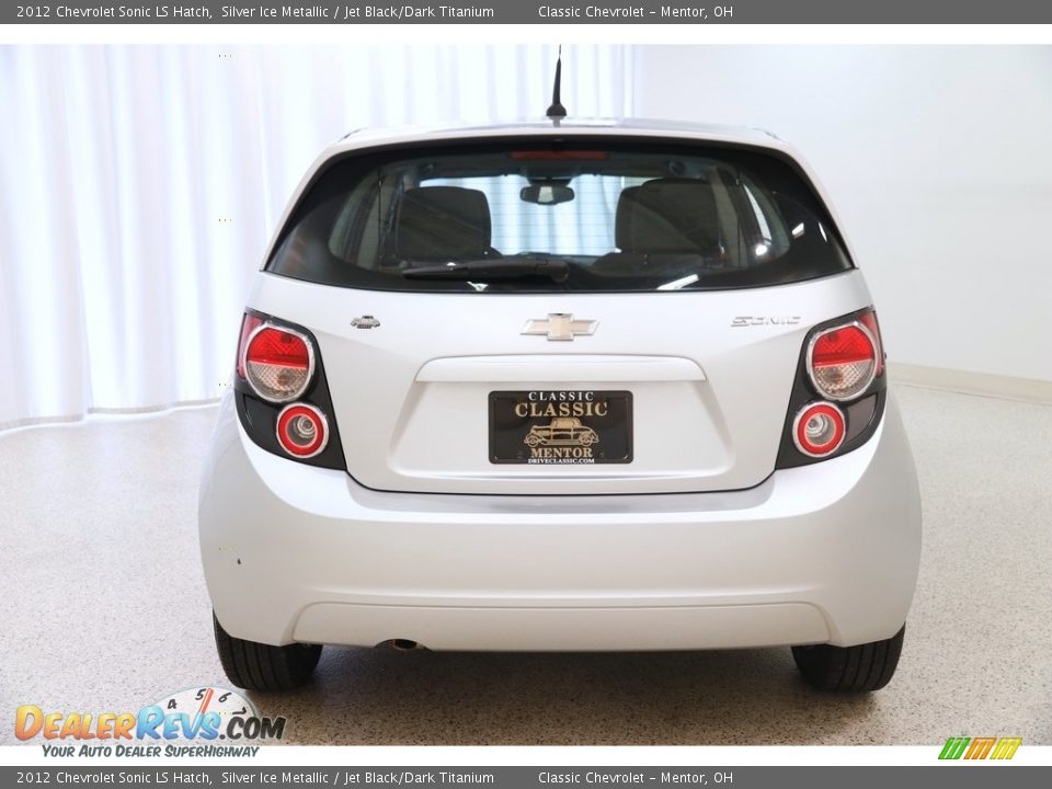 2012 Chevrolet Sonic LS Hatch Silver Ice Metallic / Jet Black/Dark Titanium Photo #14