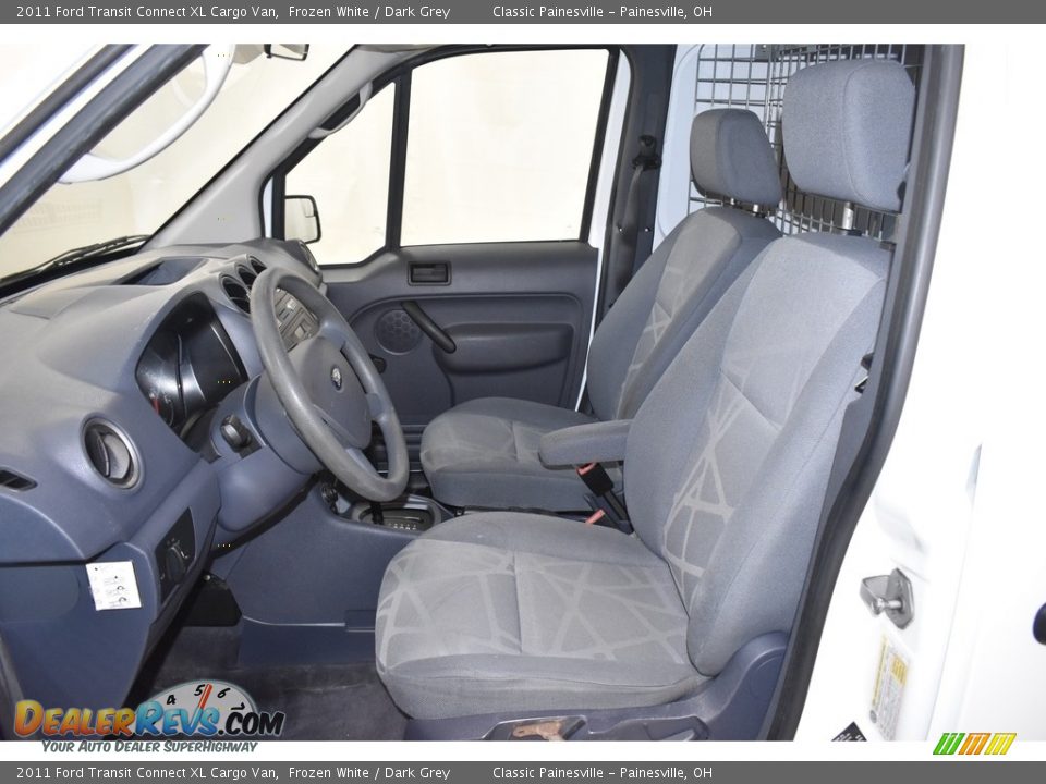 2011 Ford Transit Connect XL Cargo Van Frozen White / Dark Grey Photo #7