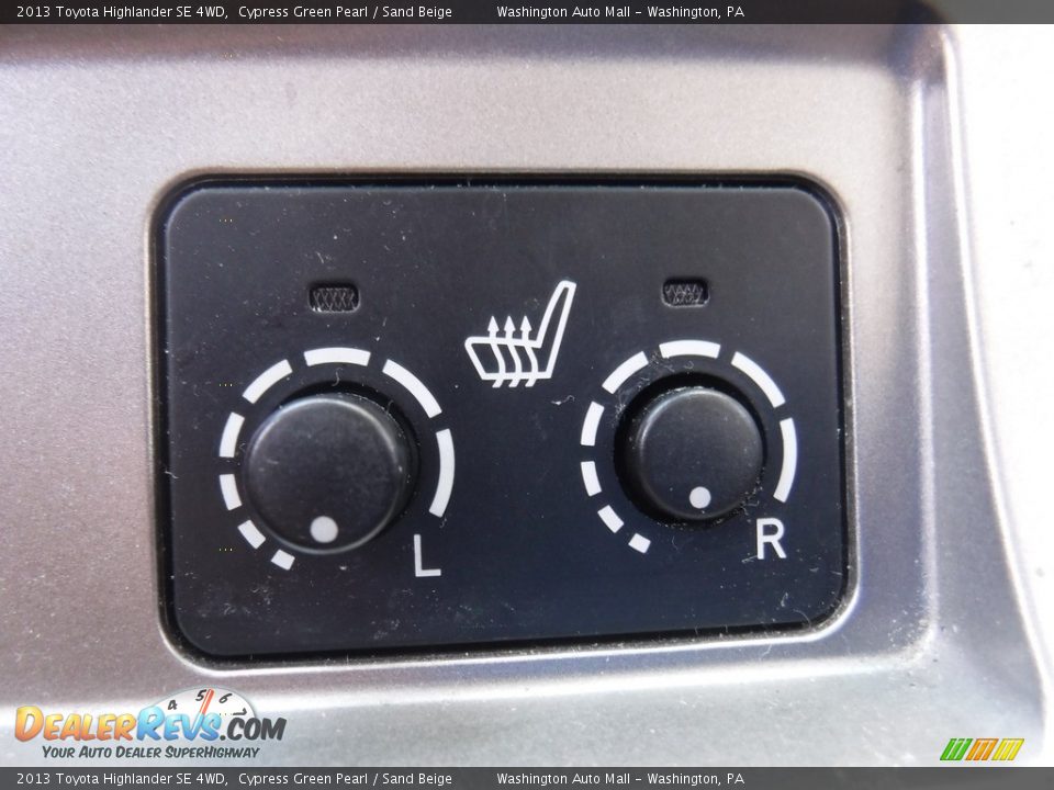 2013 Toyota Highlander SE 4WD Cypress Green Pearl / Sand Beige Photo #19
