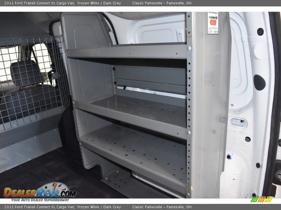2011 Ford Transit Connect XL Cargo Van Frozen White / Dark Grey Photo #11