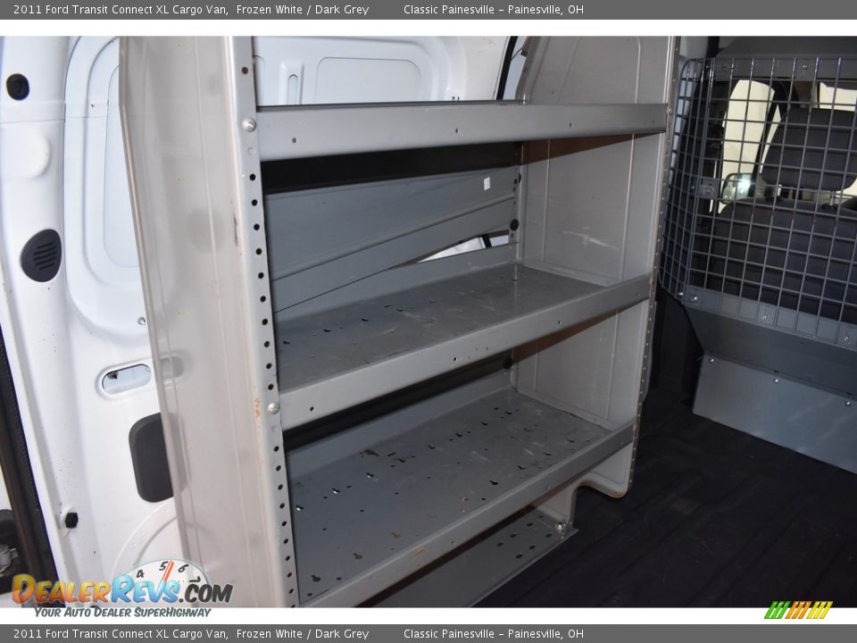 2011 Ford Transit Connect XL Cargo Van Frozen White / Dark Grey Photo #12