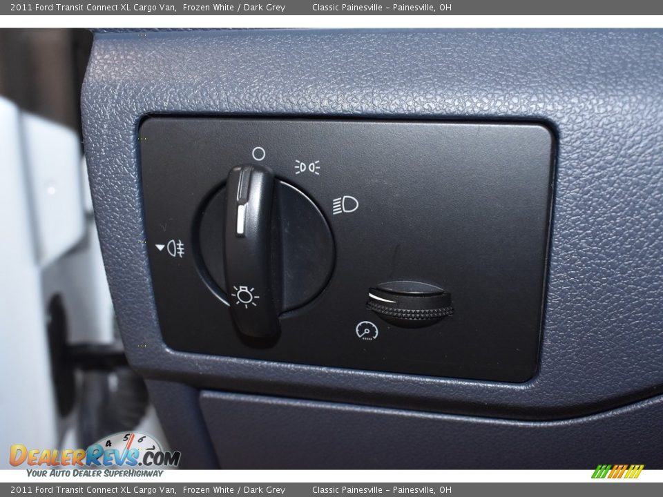 2011 Ford Transit Connect XL Cargo Van Frozen White / Dark Grey Photo #14