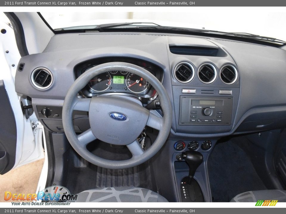 2011 Ford Transit Connect XL Cargo Van Frozen White / Dark Grey Photo #15