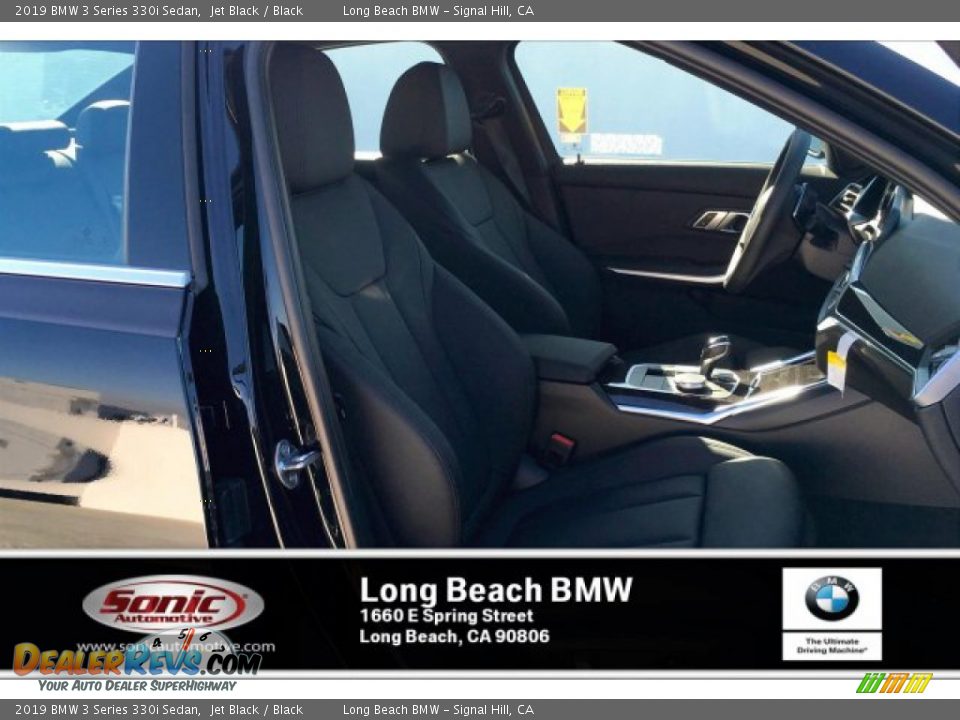 2019 BMW 3 Series 330i Sedan Jet Black / Black Photo #7