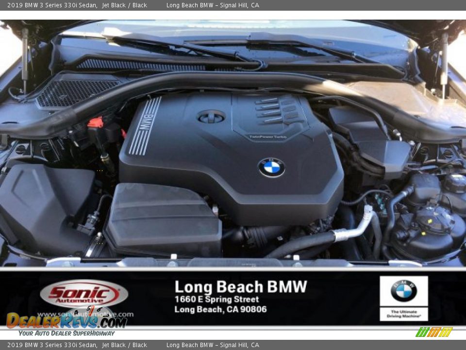 2019 BMW 3 Series 330i Sedan Jet Black / Black Photo #8