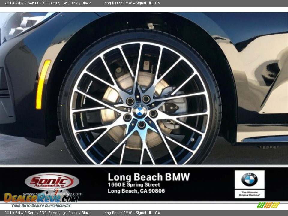 2019 BMW 3 Series 330i Sedan Jet Black / Black Photo #9