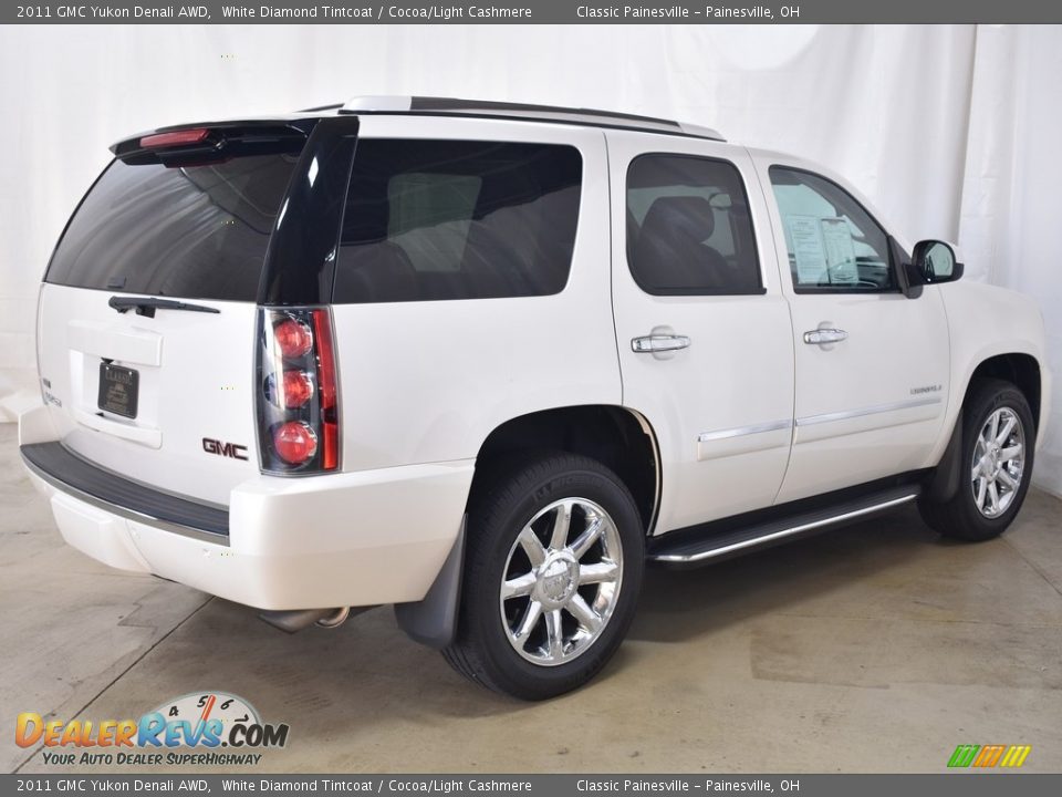 2011 GMC Yukon Denali AWD White Diamond Tintcoat / Cocoa/Light Cashmere Photo #2