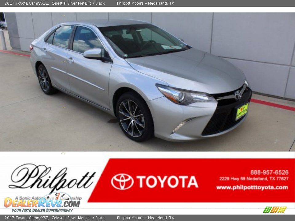 2017 Toyota Camry XSE Celestial Silver Metallic / Black Photo #1