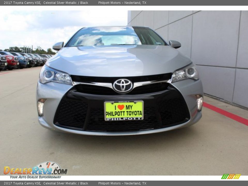 2017 Toyota Camry XSE Celestial Silver Metallic / Black Photo #3