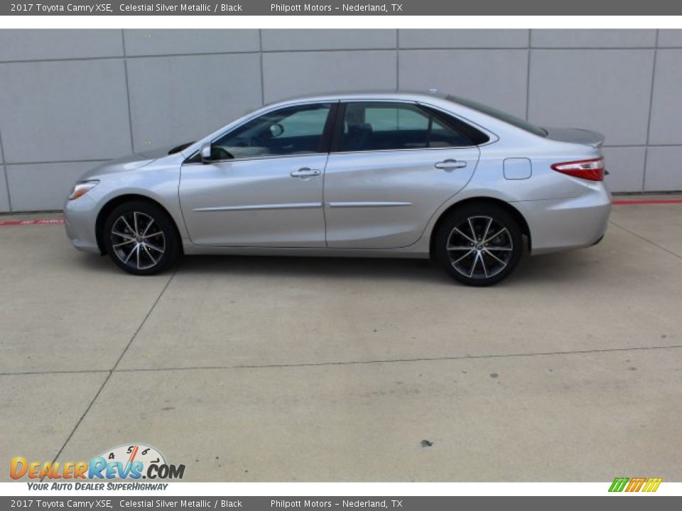 2017 Toyota Camry XSE Celestial Silver Metallic / Black Photo #10