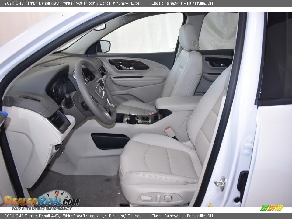 Light Platinum/­Taupe Interior - 2020 GMC Terrain Denali AWD Photo #7