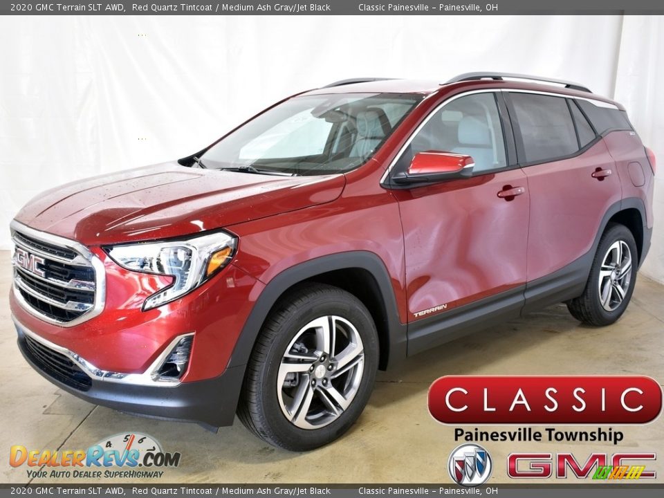 2020 GMC Terrain SLT AWD Red Quartz Tintcoat / Medium Ash Gray/Jet Black Photo #1