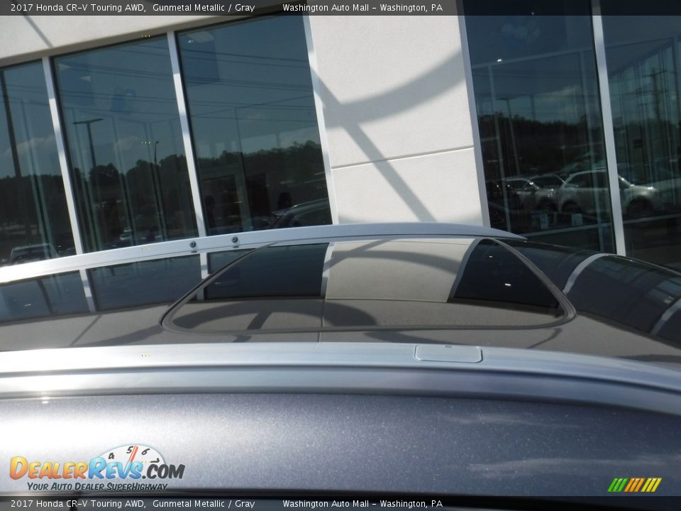 2017 Honda CR-V Touring AWD Gunmetal Metallic / Gray Photo #3