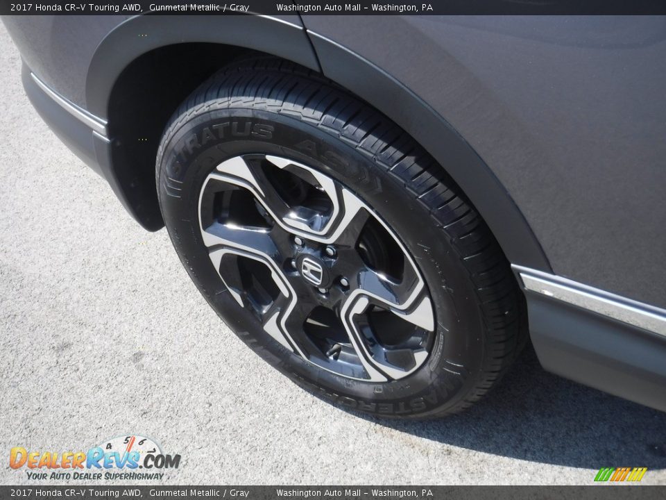 2017 Honda CR-V Touring AWD Gunmetal Metallic / Gray Photo #4