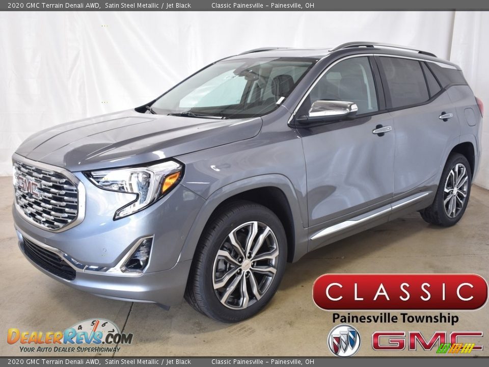 2020 GMC Terrain Denali AWD Satin Steel Metallic / Jet Black Photo #1