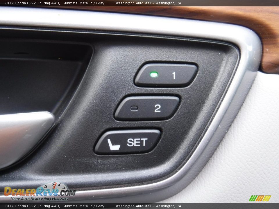 2017 Honda CR-V Touring AWD Gunmetal Metallic / Gray Photo #13