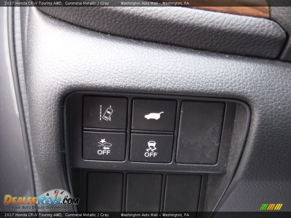 2017 Honda CR-V Touring AWD Gunmetal Metallic / Gray Photo #15