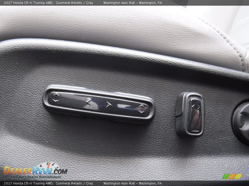 2017 Honda CR-V Touring AWD Gunmetal Metallic / Gray Photo #17