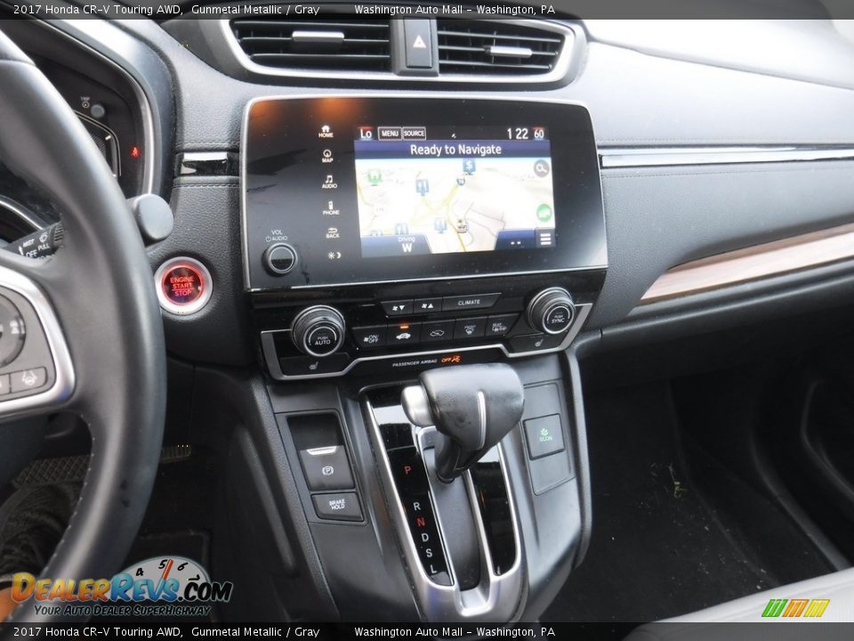 2017 Honda CR-V Touring AWD Gunmetal Metallic / Gray Photo #18