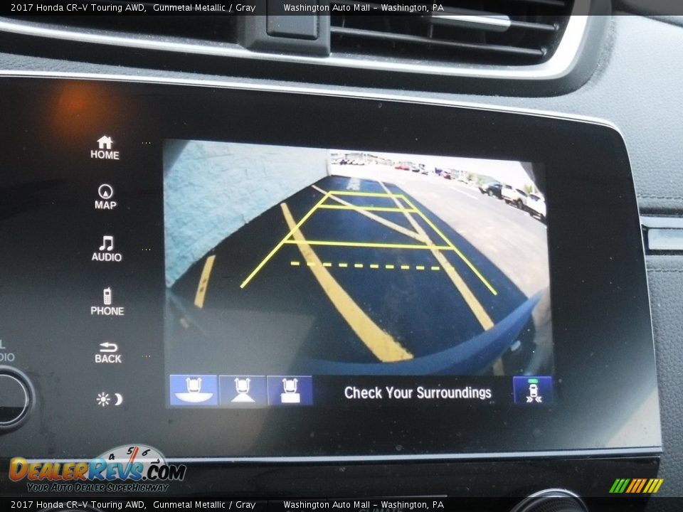 2017 Honda CR-V Touring AWD Gunmetal Metallic / Gray Photo #20