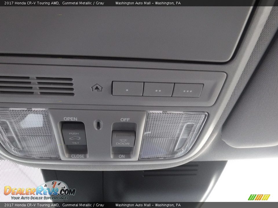 2017 Honda CR-V Touring AWD Gunmetal Metallic / Gray Photo #22
