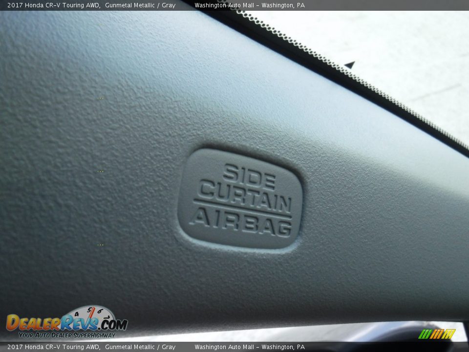 2017 Honda CR-V Touring AWD Gunmetal Metallic / Gray Photo #23