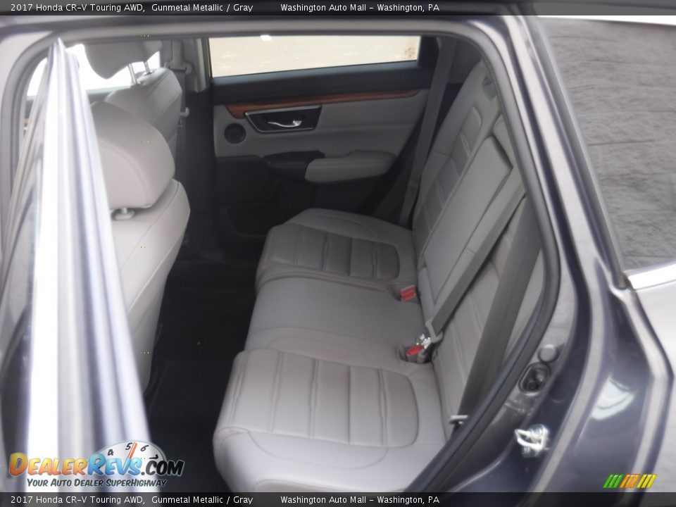 2017 Honda CR-V Touring AWD Gunmetal Metallic / Gray Photo #24