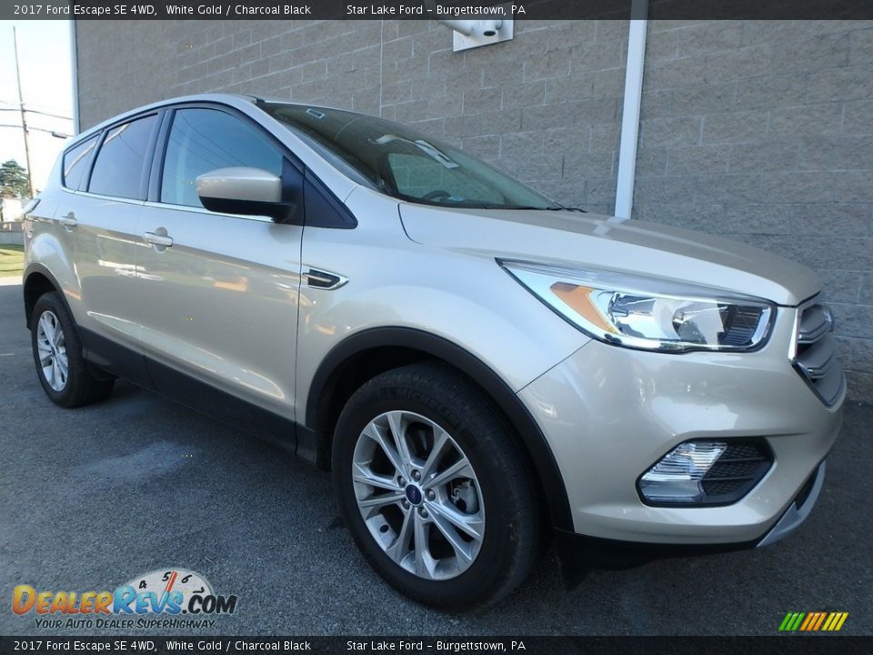2017 Ford Escape SE 4WD White Gold / Charcoal Black Photo #1