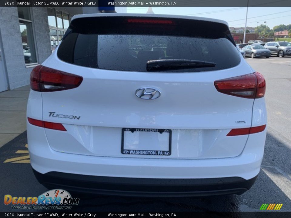 2020 Hyundai Tucson SE AWD Winter White / Gray Photo #5