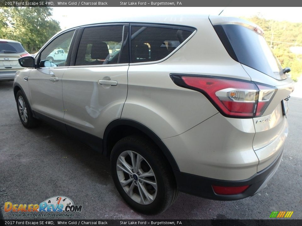 2017 Ford Escape SE 4WD White Gold / Charcoal Black Photo #4