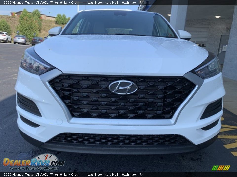 2020 Hyundai Tucson SE AWD Winter White / Gray Photo #8