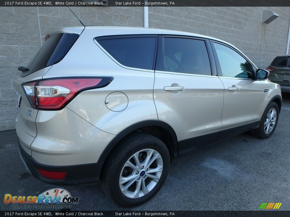 2017 Ford Escape SE 4WD White Gold / Charcoal Black Photo #5