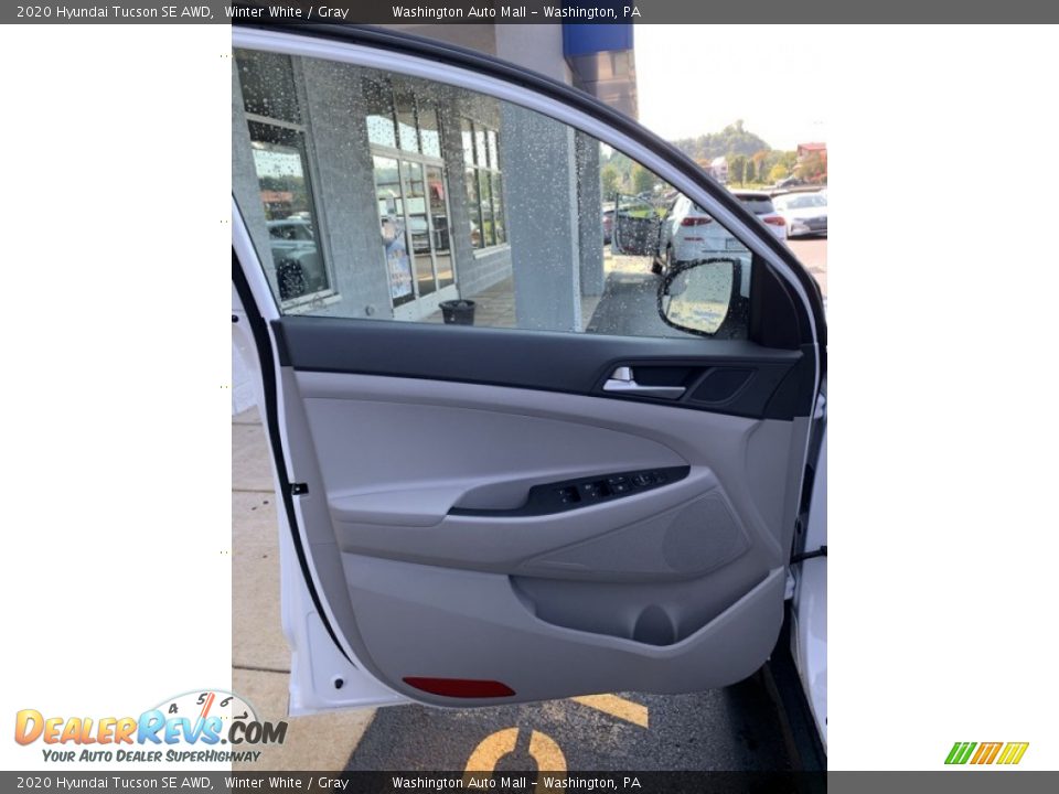 2020 Hyundai Tucson SE AWD Winter White / Gray Photo #11