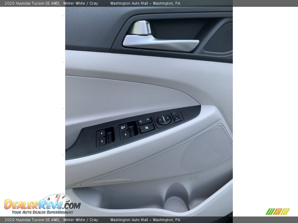 2020 Hyundai Tucson SE AWD Winter White / Gray Photo #12