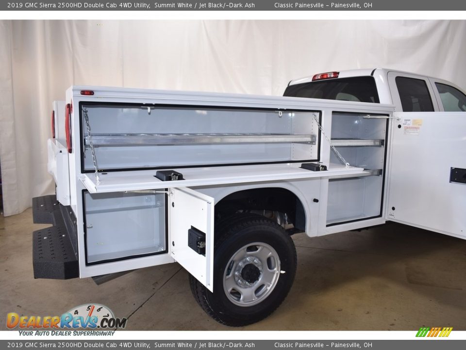 2019 GMC Sierra 2500HD Double Cab 4WD Utility Summit White / Jet Black/­Dark Ash Photo #5