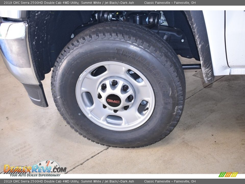 2019 GMC Sierra 2500HD Double Cab 4WD Utility Summit White / Jet Black/­Dark Ash Photo #7