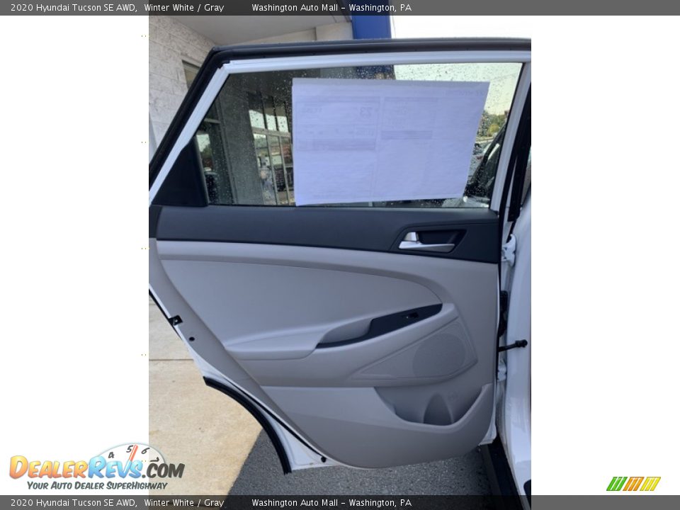 2020 Hyundai Tucson SE AWD Winter White / Gray Photo #17